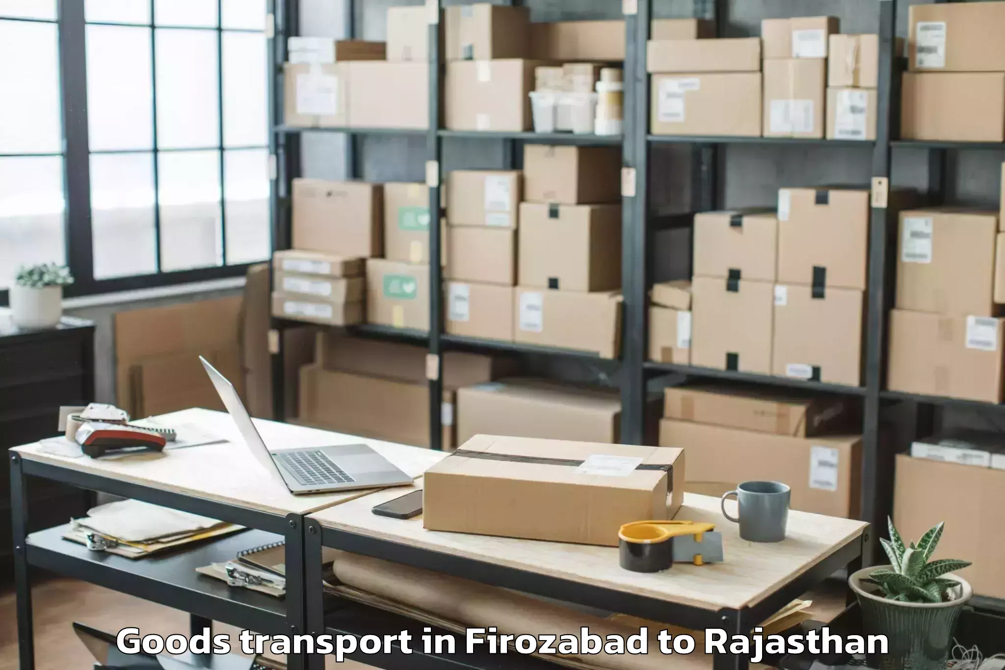 Hassle-Free Firozabad to Malarna Doongar Goods Transport